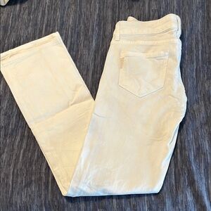 PAIGE Cream Denim Jeans